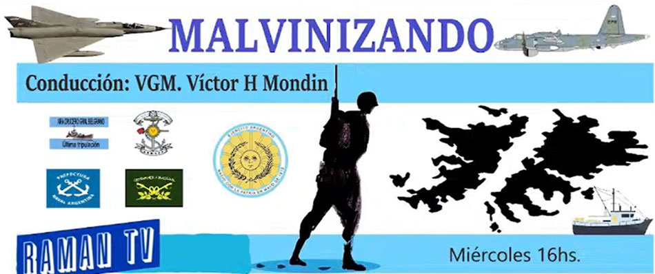 Malvinizando. Todos los miércoles a las 16 horas por streaming