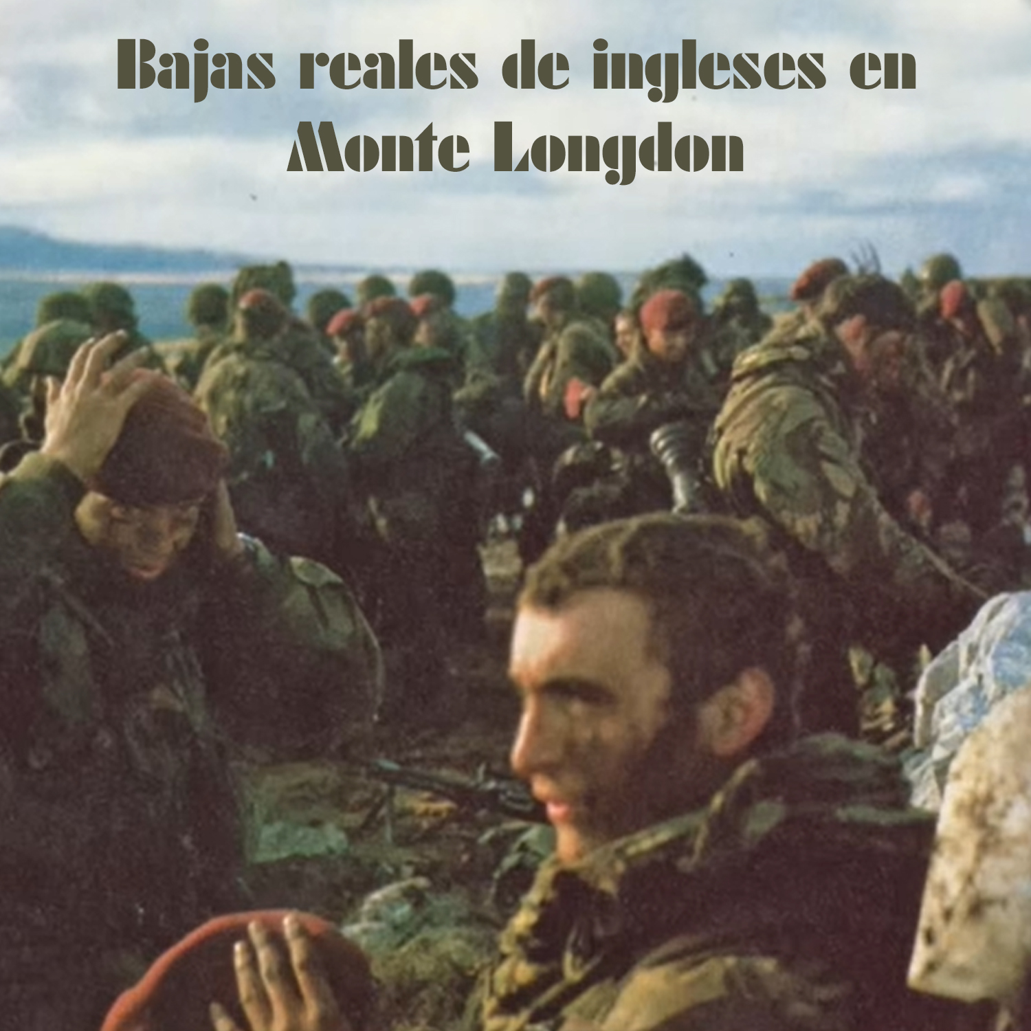 Bajas reales inglesas en Monte Longdon