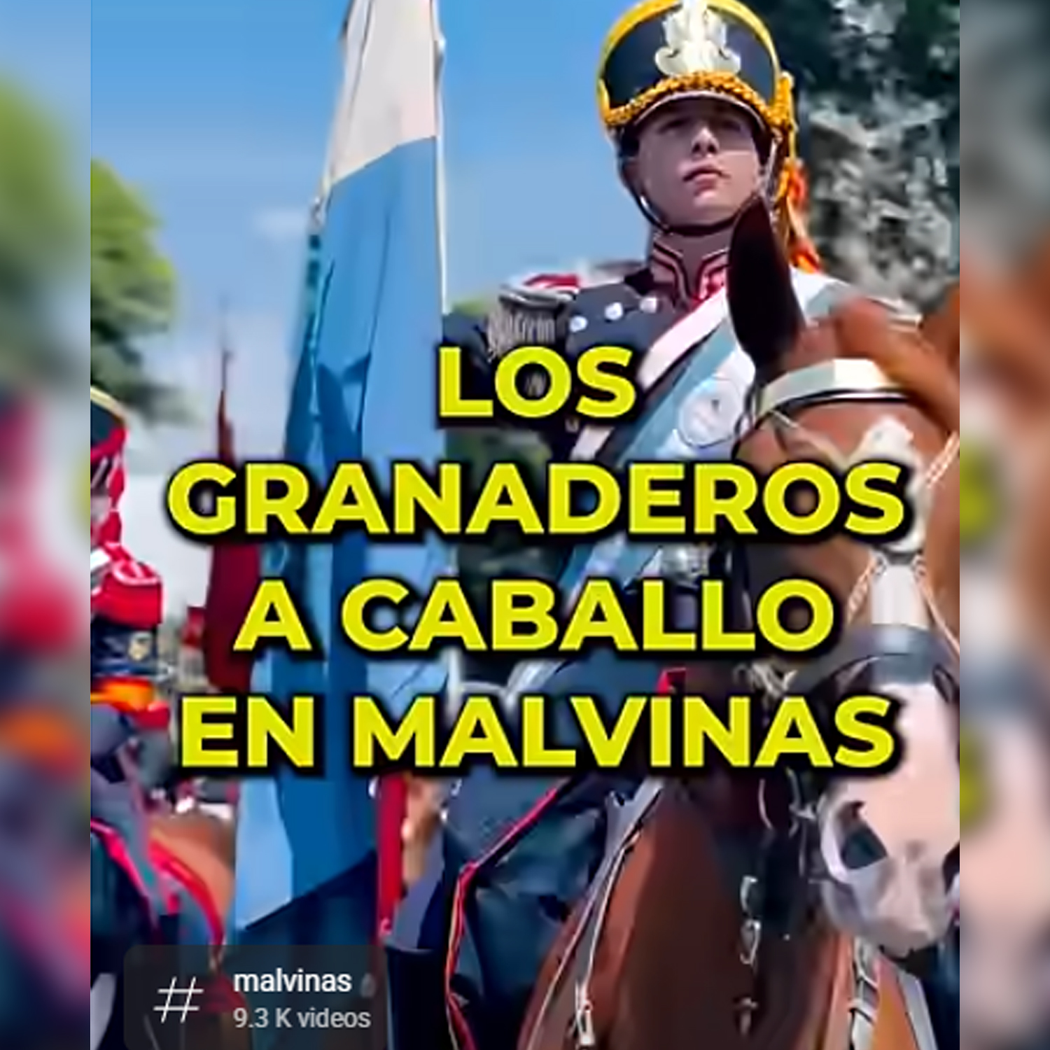 Los Granaderos a Caballo en Malvinas