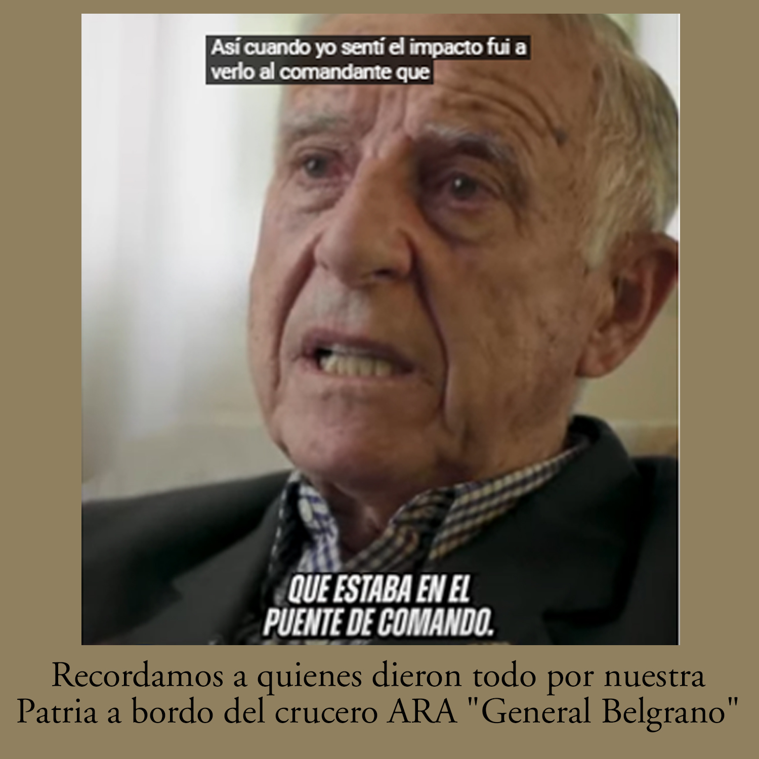 Relato de un oficial del ARA Crucero Gral. Belgrano