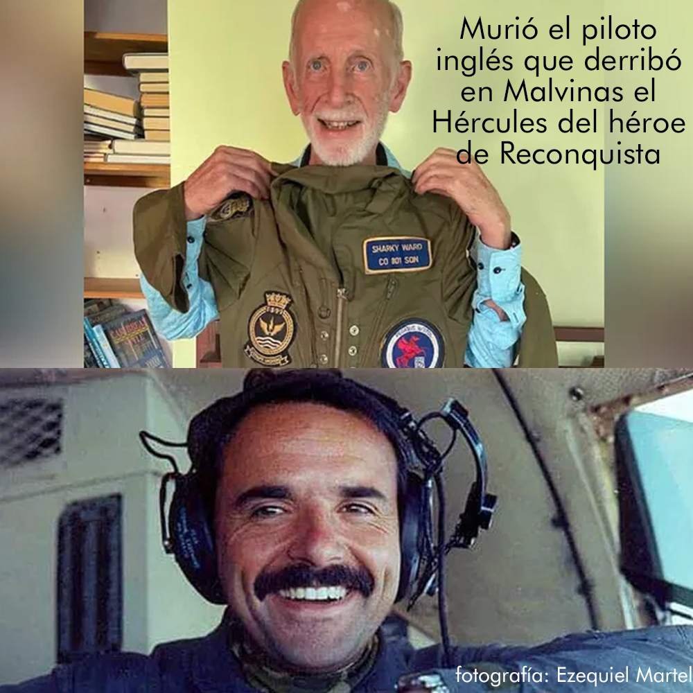 Murió el piloto inglés que derribó en Malvinas al Hércules C-130